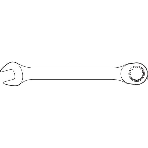 Teng Tools Klucz płasko-oczkowy z grzechotką 17mm (162681001)