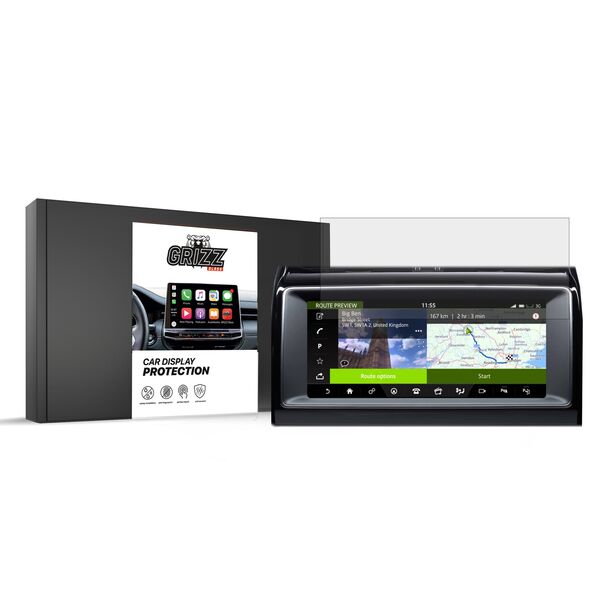 Matte GrizzGlass CarDisplay Protection Jaguar XF 10,2" 2015-2020