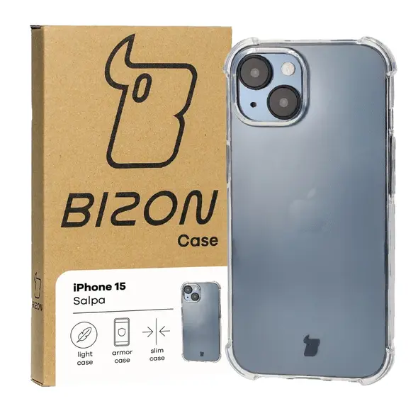 Bizon Case Salpa Apple iPhone 15 clear