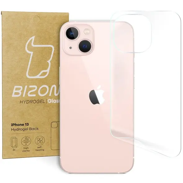 Bizon Glass Hydrogel Apple iPhone 13 [2 PACK]