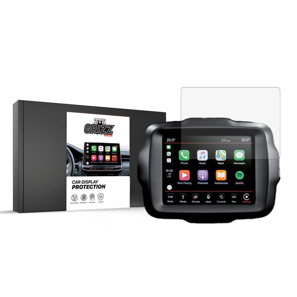 Matte GrizzGlass CarDisplay Protection Jeep Renegade 8,4" 2018