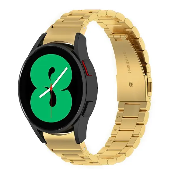 Bizon Strap Watch Aura Samsung Galaxy Watch FE/7/6/6 Classic/5/5 Pro/4/4 Classic gold
