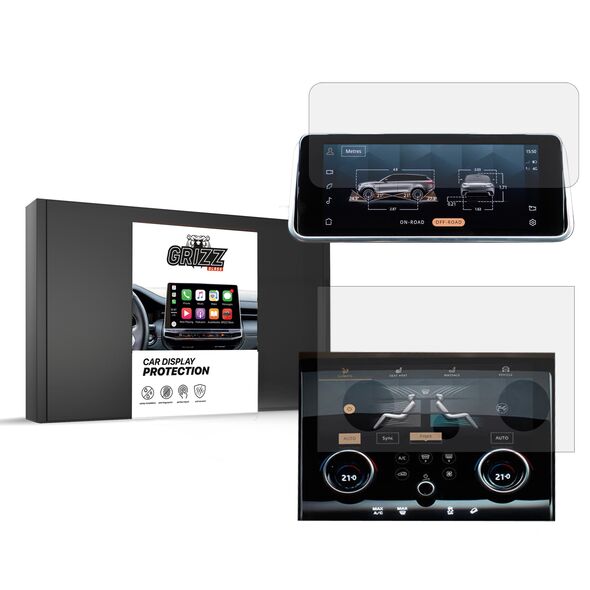 Matte GrizzGlass CarDisplay Protection Range Rover Evoque 2019-2023 [2in1]