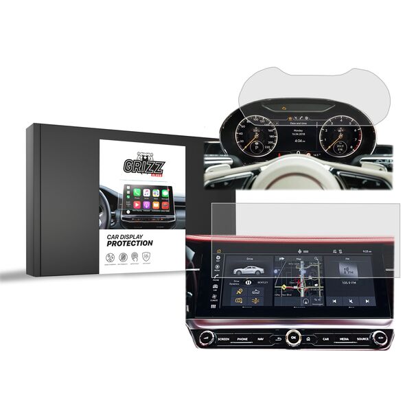 Matte GrizzGlass CarDisplay Protection Bentley Continental Flying Spur 2019 [2in1]