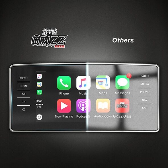 Folia matowa GrizzGlass CarDisplay Protection Jeep Compass 8,4" 2017-2021