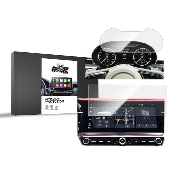 Ceramic GrizzGlass CarDisplay Protection Bentley Continental GT 2018 [2in1]