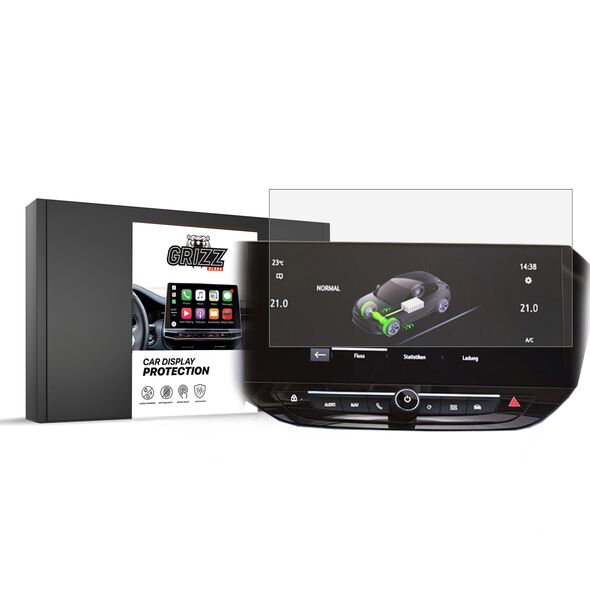 Matte GrizzGlass CarDisplay Protection Opel Corsa F 10" 2020-2024