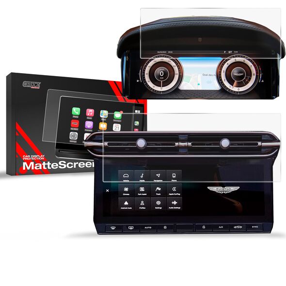 Matte GrizzGlass CarDisplay Protection Aston Martin DB12 2024 [2in1]
