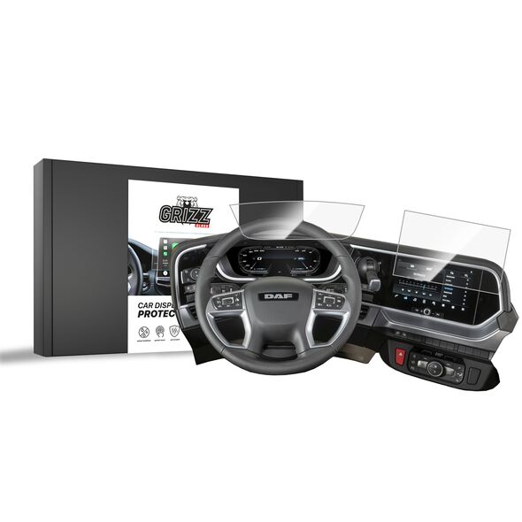 Ceramic GrizzGlass CarDisplay Protection DAF XF NGD [2in1]