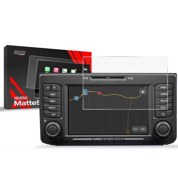 Matte GrizzGlass CarDisplay Protection Scania S 8"