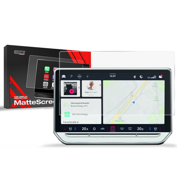 Matte GrizzGlass CarDisplay Protection MAN TGE 12,9" 2024