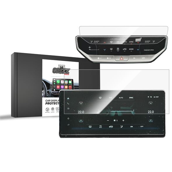 Ceramic GrizzGlass CarDisplay Protection SsangYoung Musso 12,3" [2in1]