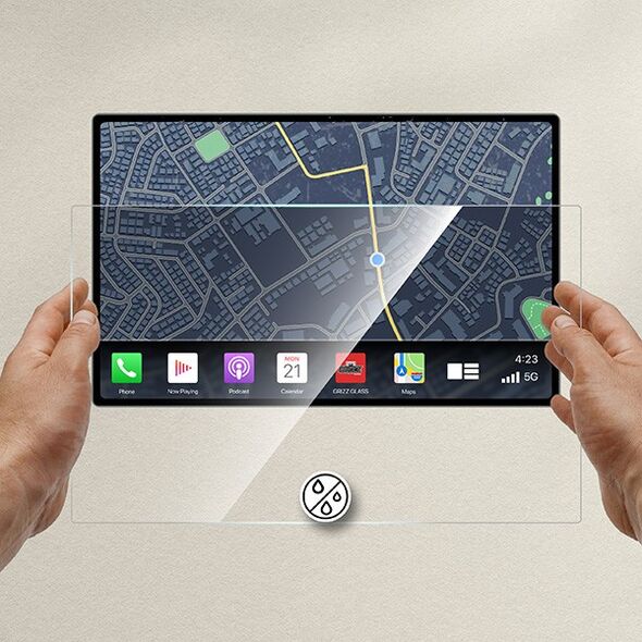 Ceramic GrizzGlass CarDisplay Protection MAN TGX 7" [3in1]