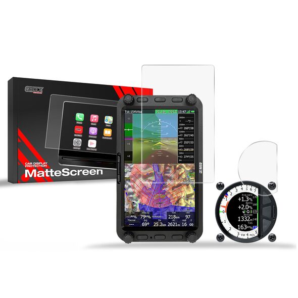 Matte GrizzGlass CarDisplay Protection LX9050 vario V8 [2in1]