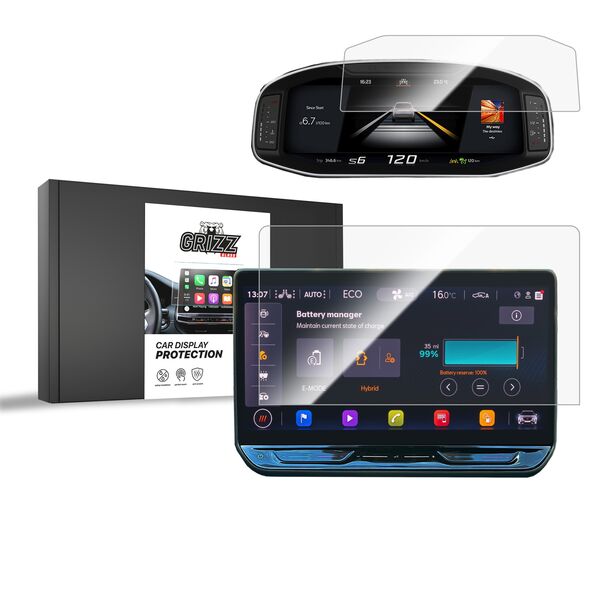 Ceramic GrizzGlass CarDisplay Protection Cupra Formentor 12,9" 2024 [2in1]
