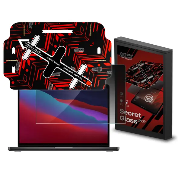 Privacy glass GrizzGlass SecretGlass Easy for Apple MacBook Pro 13" 2020