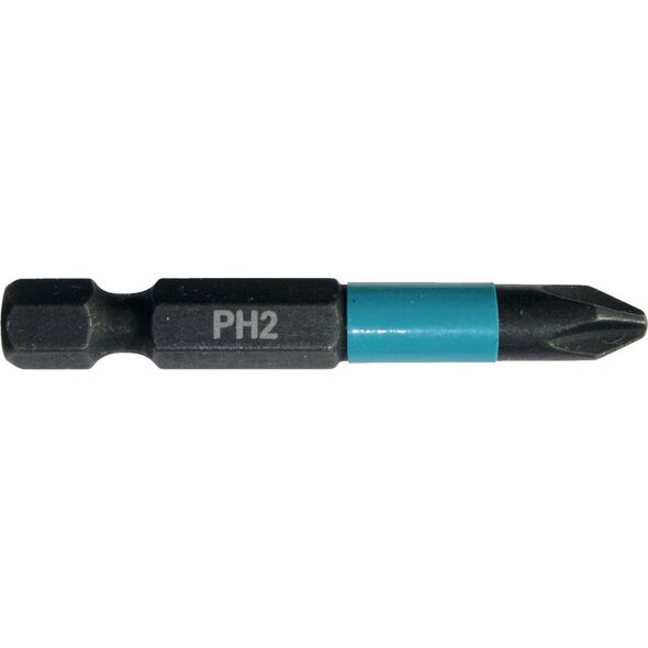 MAKITA ΜΥΤΗ ΚΑΤΣΑΒΙΔΙΟΥ PH2-50mm /2τμχ. IMPACT BLACK