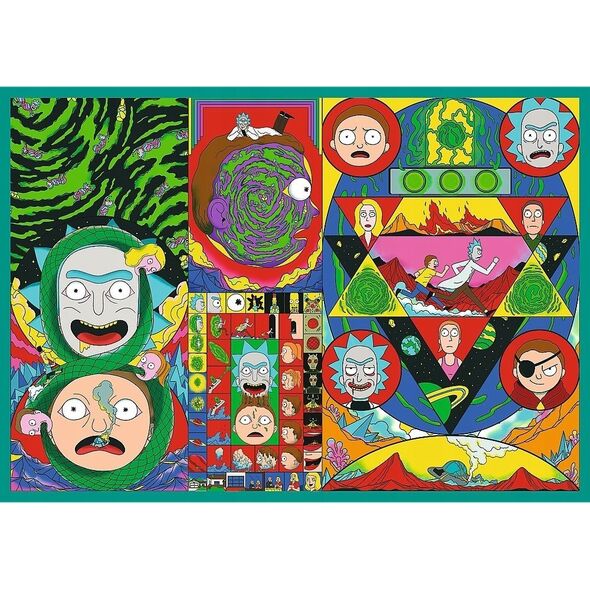 PUZZLE 4X250EL TREFL ZAKRECO SWIAT RICKA I MPUD6