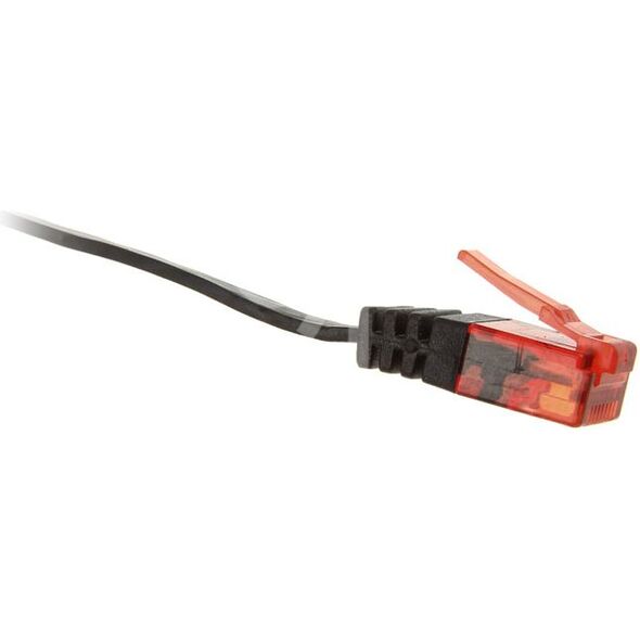 InLine 0.5m - kabel sieciowy U/UTP - 1000 Mbit - Cat.6 - RJ45 - czarny (71655S)