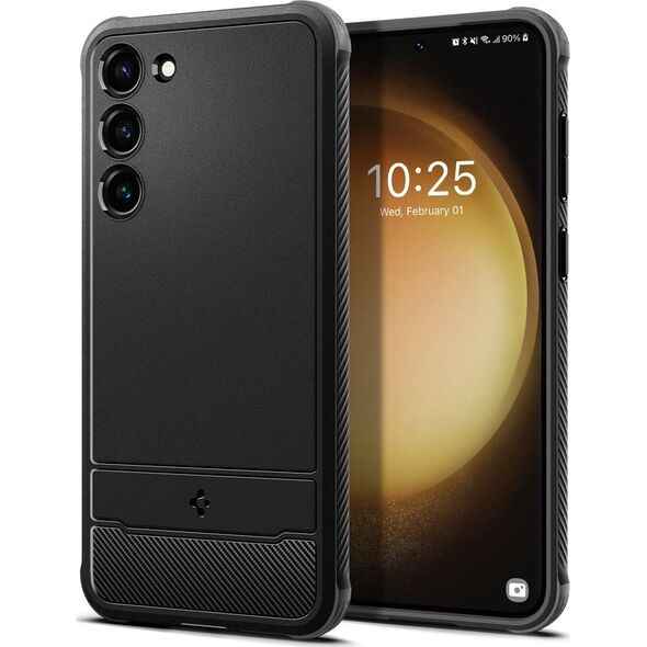 Spigen Spigen Rugged Armor, black - Samsung Galaxy S23