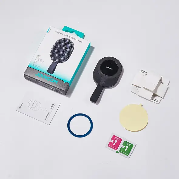 Joyroom JR-ZS393-S magnetic mount with attachments for 4.7-7" phone black
