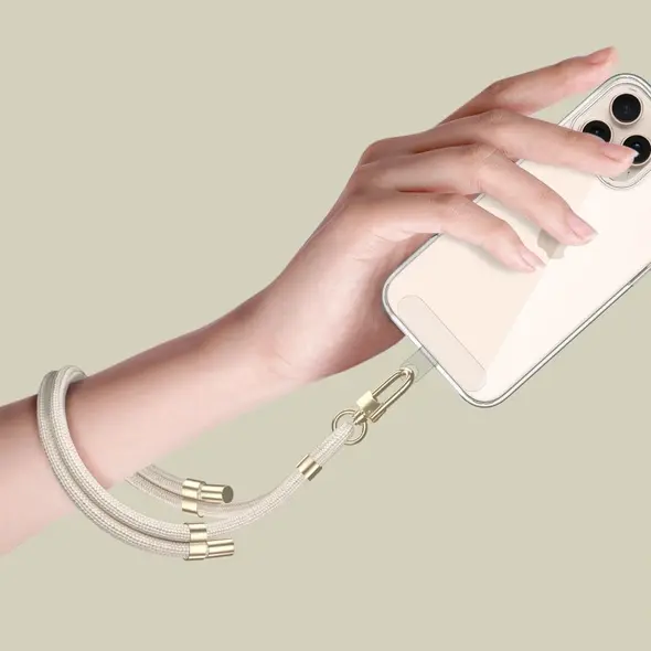 Tech-Protect C4S Rope Wrist Strap Beige/gold