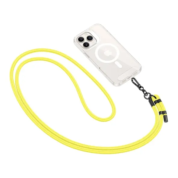 Tech-Protect C1S Rope Crossbody Strap Neon Yellow/black