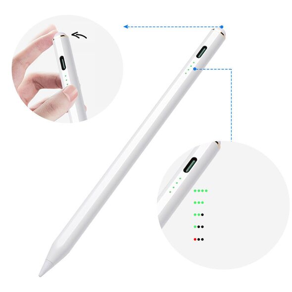 Joyroom JR-X9 active stylus stylus for smartphone / tablet white (JR-X9)