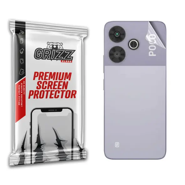 GrizzGlass SatinSkin back film for Xiaomi POCO M6 Plus 5G
