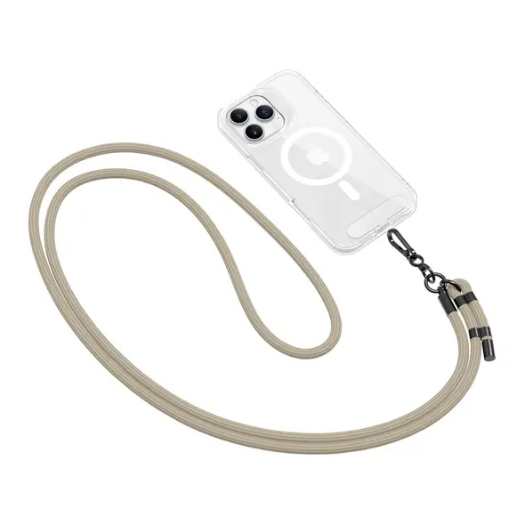 Tech-Protect C1S Rope Crossbody Strap Taupe/black