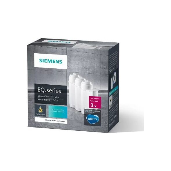 Siemens 3 x Brita Intenza TZ70003 Oryginalny filtr do ekspresów Bosch i Siemens (TZ70033A)