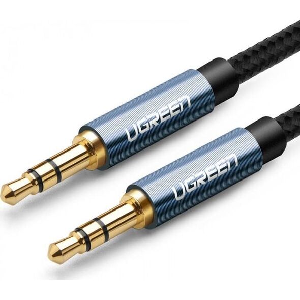 Kabel Ugreen Jack 3.5mm - Jack 3.5mm 2m niebieski (UGR639BLU)