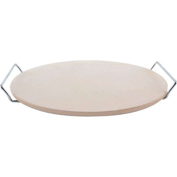 Excellent Houseware Kamień okrągły do pieczenia PIZZY forma + stojak