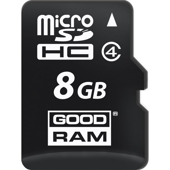 Karta GoodRam microCARD MicroSDHC 8 GB Class 4  (M40A-0080R11)