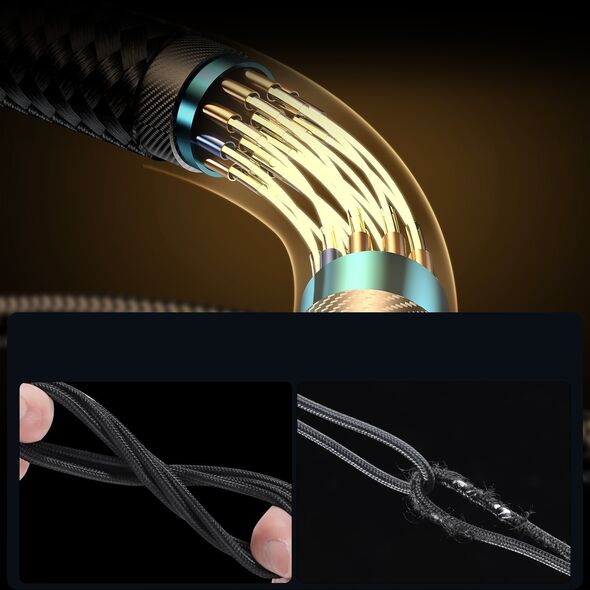 Kabel USB Joyroom USB-C - USB-C 1.2 m Czarny (JYR651)