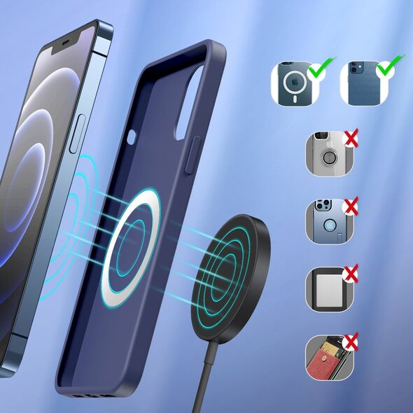 Ładowarka Choetech Choetech bezprzewodowa ładowarka magnetyczna 15W MagSafe do iPhone 12/13/14 czarna (T518-F-BK)
