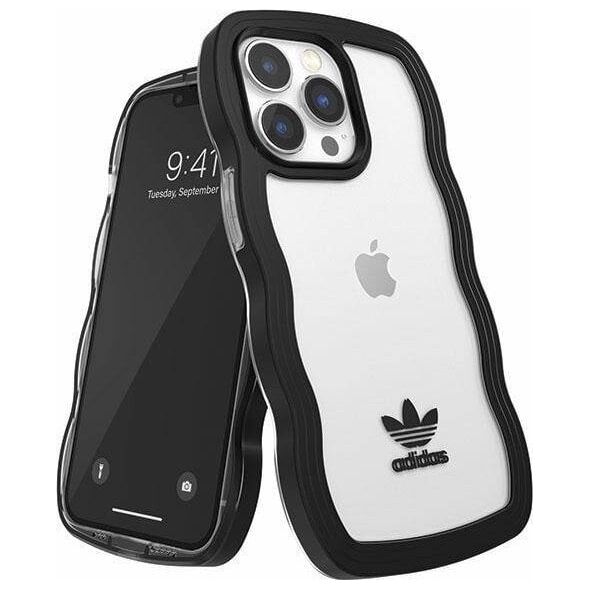 Adidas Adidas OR Wavy Case iPhone 13 Pro /13 6,1" czarny-przezroczysty/black-transparent 51900
