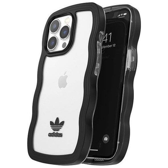 Adidas Adidas OR Wavy Case iPhone 13 Pro /13 6,1" czarny-przezroczysty/black-transparent 51900