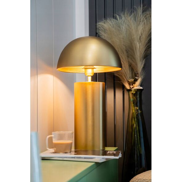 Atmosphera Lampa stołowa złota CHAMPI, grzybek, wys. 50 cm