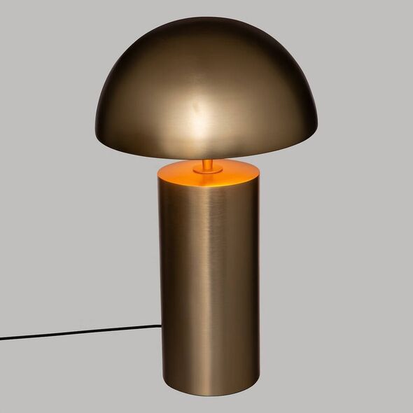 Atmosphera Lampa stołowa złota CHAMPI, grzybek, wys. 50 cm
