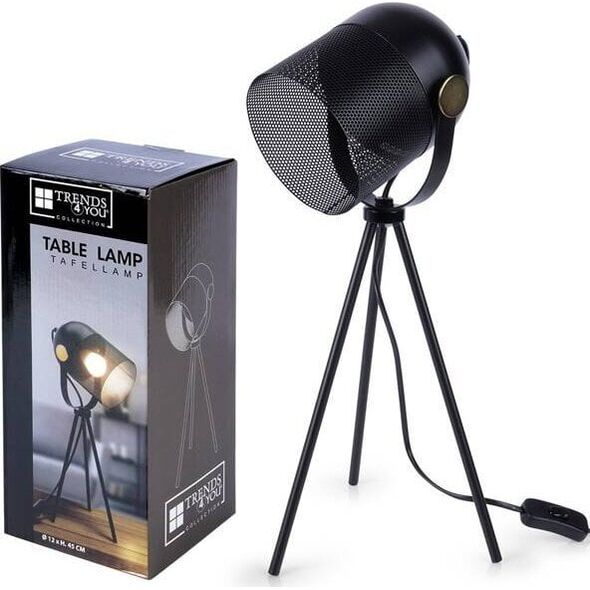 Lampa stołowa Trends4You Lampa stołowa czarna 45 cm