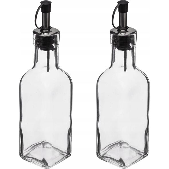 5five Poręczne butelki na oliwę i ocet z dozownikiem, 160 ml