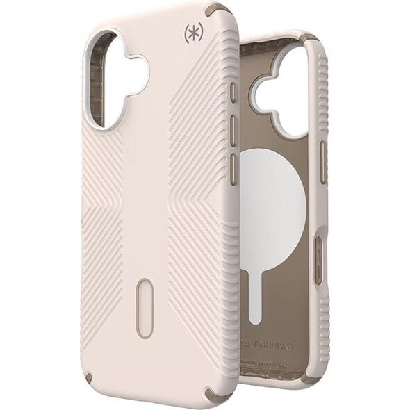 Speck Speck Presidio2 Grip ClickLock & MagSafe - Etui iPhone 16 (Bleached Bone / Heirloom Gold / Hazel Brown)