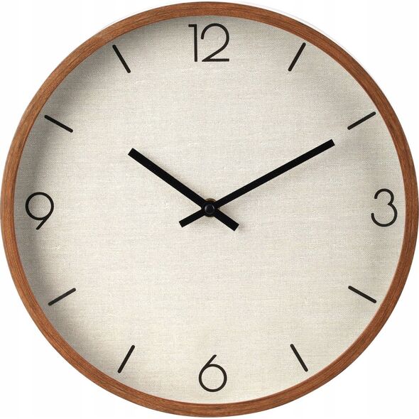 Home Styling Collection Zegar ścienny, minimalistyczna tarcza, Ø 30 cm