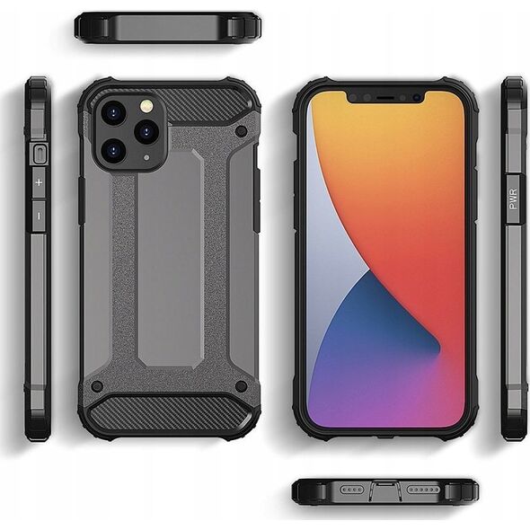 Vega ETUI ARMOR CARBON CASE DO XIAOMI REDMI NOTE 12 5G / POCO X5 CZARNY>