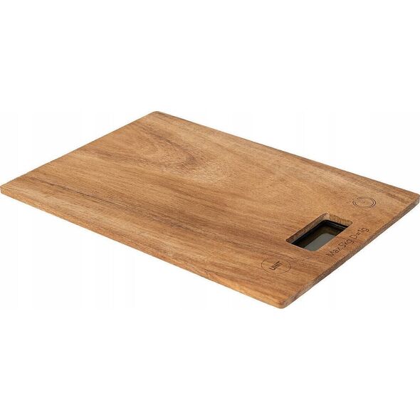 Waga kuchenna 5five Waga kuchenna elektroniczna z drewnem akacji HARMONY, 21,5 x 15 x 2 cm