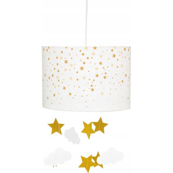 Atmosphera Lampa do pokoju dziecięcego Chmurka i gwiazdki, Ø 30 cm