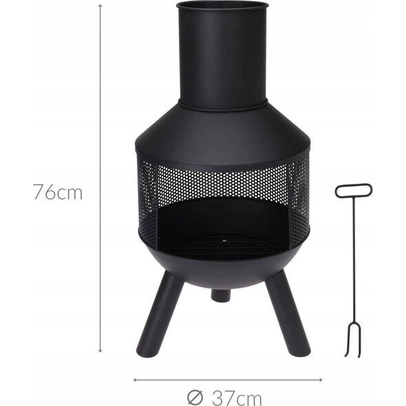 Palenisko ogrodowe Ambiance Kominek metalowy, 76 cm