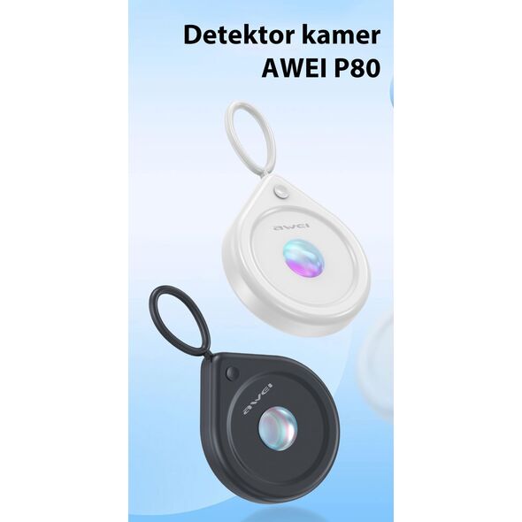 Awei Detektor kamer otworkowych AWEI P80 czarny/black