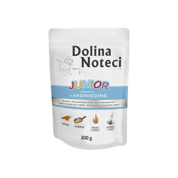 Dolina Noteci Premium Junior bogata w jagnięcinę 300 g
